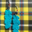 Feather earrings 