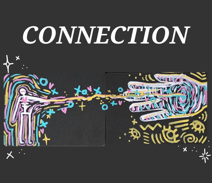 CONNECTION - Surreal Series 1 - ACEO