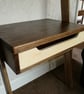 Lean to desk handmade wooden ladder desk with drawer - Image 2