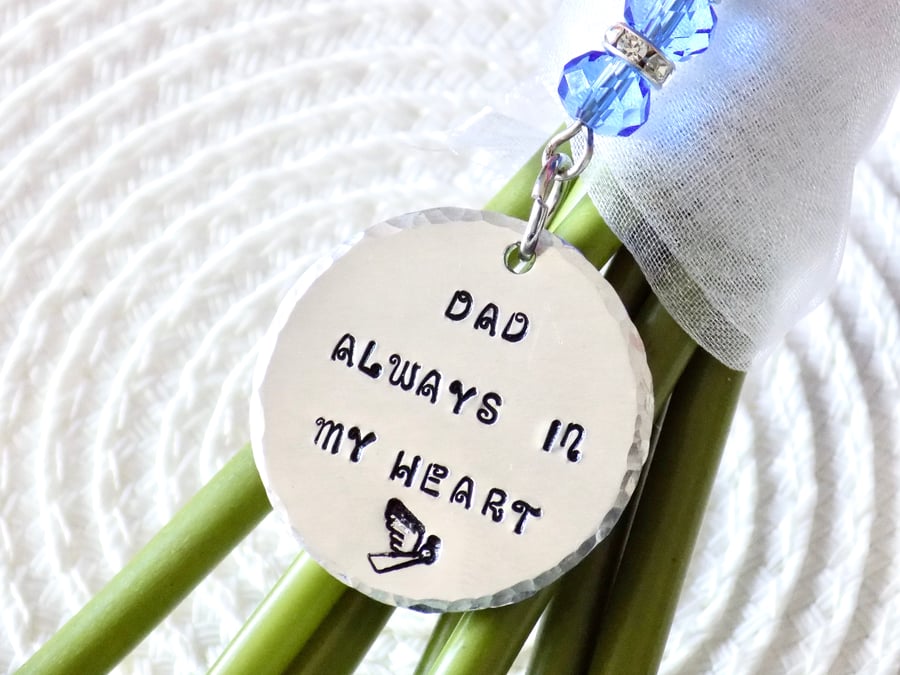 Personalised Memory Bouquet Charm 