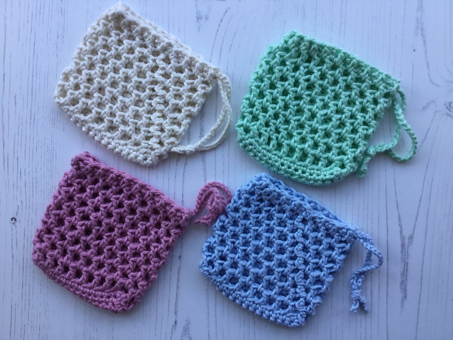 Crochet Soap Sack for Larger Sized Soaps
