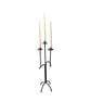 Three Prong Metal Candle Holder or Candelabra - Image 6