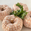 Boho Style Cotton Beige Pumpkin Bohemian Autumn Fall Halloween Decoration