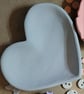 Sea green ceramic heart bowl - Image 2