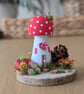 Handmade Wooden Toadstool Autumn Home Decor - Image 3