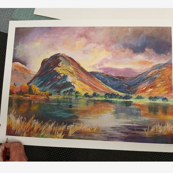 Buttermere Limited Edition signed Print 