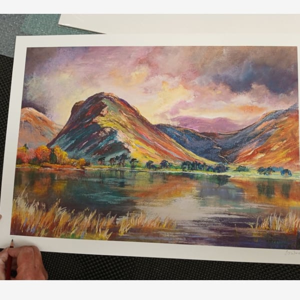 Buttermere Limited Edition signed Print 