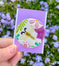 Handmade Spring Ceramic brooch, Hand Made Pottery Badge - Image 4