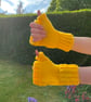 Fingerless Sunshine Mittens  - Image 6