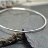 Sterling silver bangle