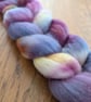 Hand Dyed Polwarth Top 101g Spinning Fibre - Damson - Image 8