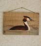 Great crested grebe wall hanging - Image 1