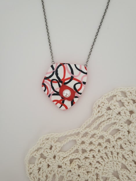 Crimson Swirl Serenity