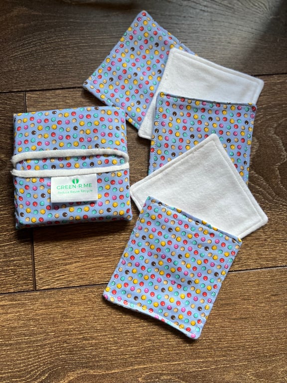 reusable recyclable face wipes make up remover pads larger size