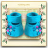 Reserved for Tina - Turquoise Embroidered Shoes