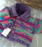 Baby Girl's Hand Knitted Cardigan  3-9 months size - Image 4