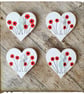 Seaglass magnets "Poppies" - Image 2