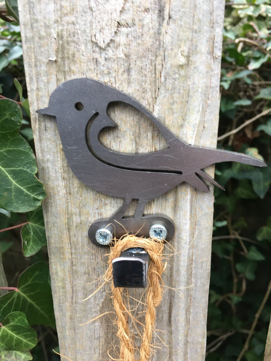 Bird Feeder Hook Garden Art, Valentine, Housewa... Folksy