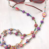 Handmade, Multi-Coloured, Beaded Glasses Chain, Lanyard