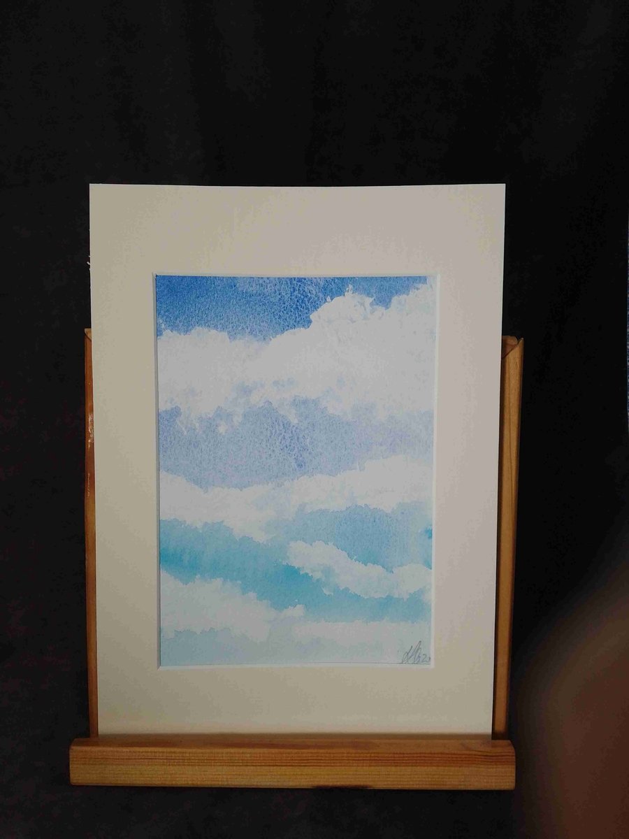 Original watercolour. Clouds 18.