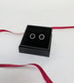 Mini hammered circle studs  - Image 4