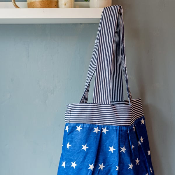 Stars and stripes tote bag