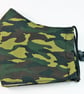 Face mask with removable nose wire, filter pocket and adjustable ear elastic  - Image 1