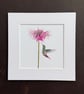 'Pink Nectar' 8" x 8" Mounted Print