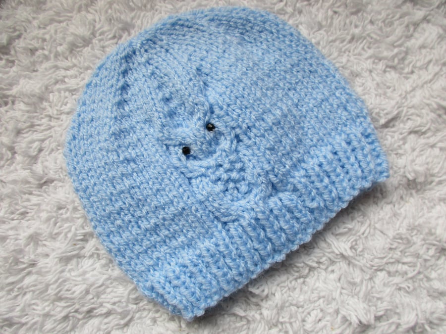 Newborn Owl Beanie