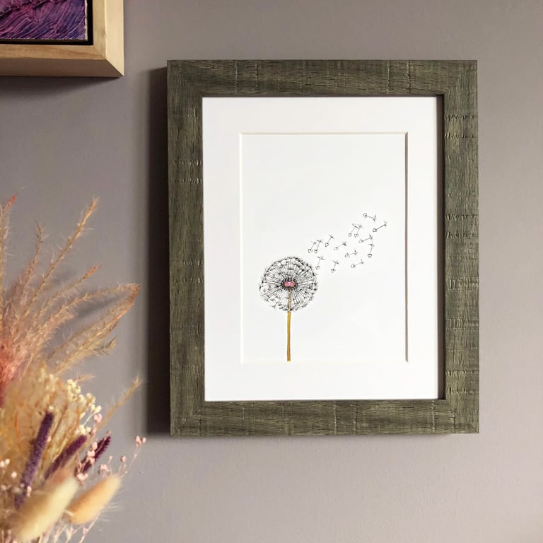 'Wish' 10" x 8" Framed Print