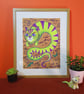 Tatzelwurm, 5-colour screen print - Image 2