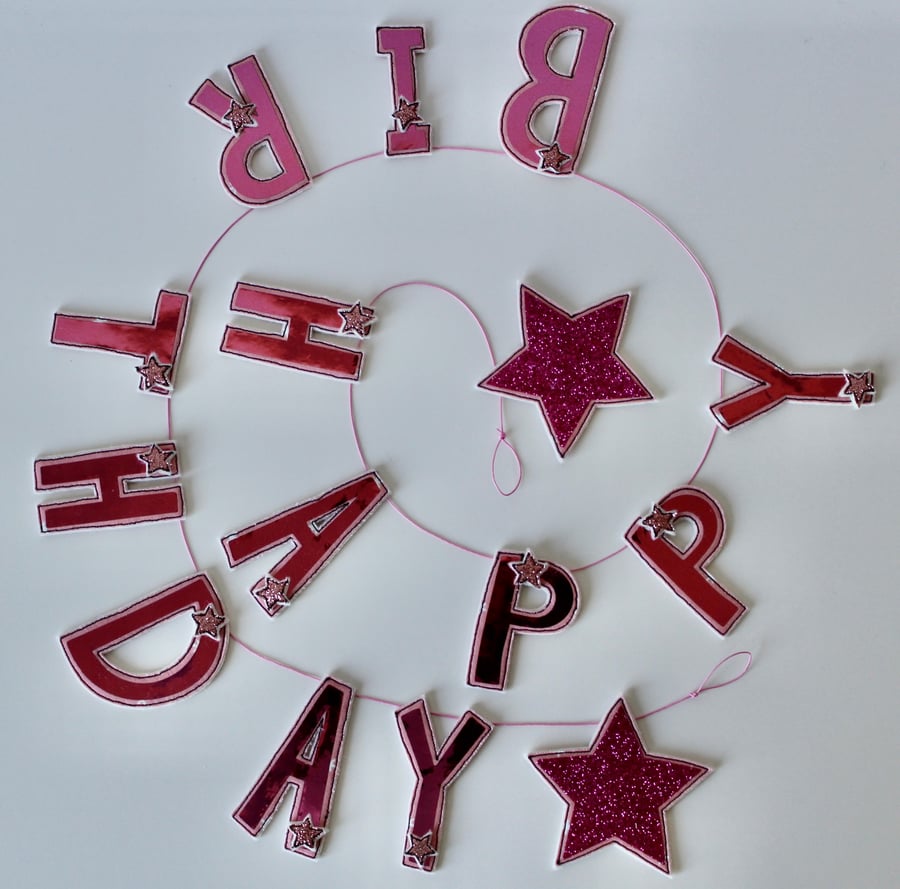 'Happy Birthday' Garland