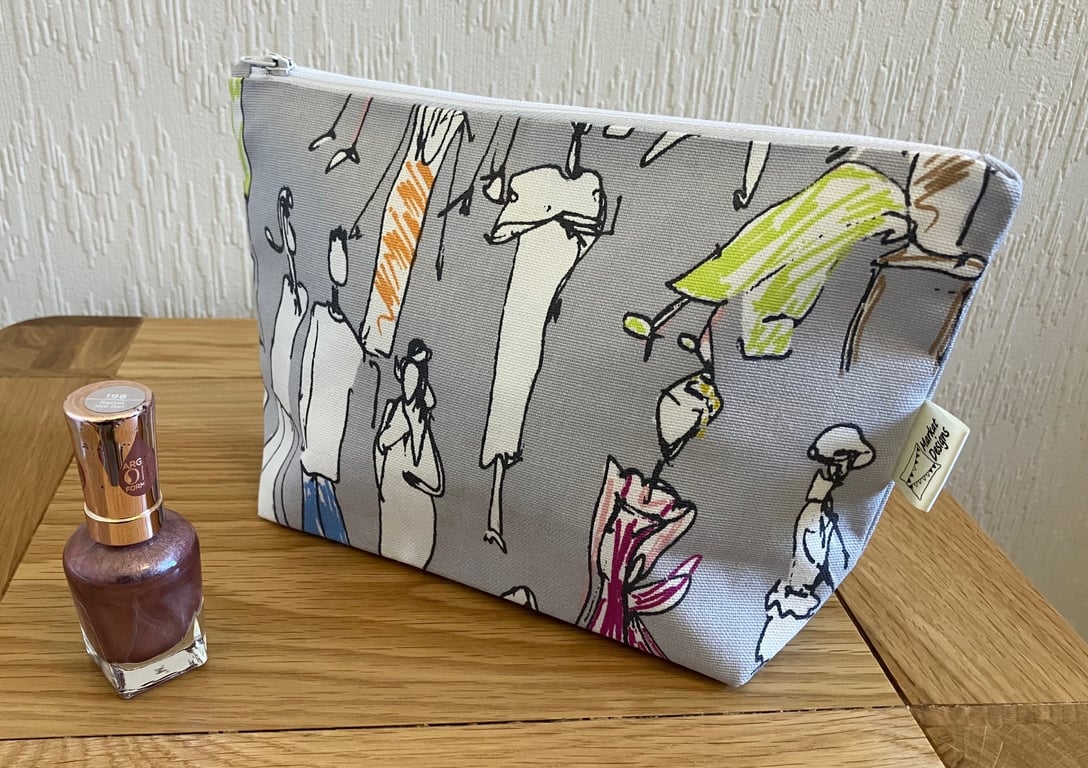 People Makeup bag, Handmade in the UK