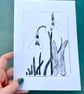 Snowdrop Original Print, A5 size - Image 5