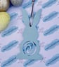 Wood Monogram Easter Rabbit Decoration - Image 4