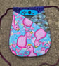 Tie-On Pocket - Large Pink Duck - Image 3