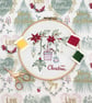 Christmas Embroidery Kit - Christmas Decorations Embroidery Kit, Hand Embroidery - Image 9