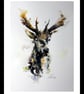 Stag, Professional Giclée Print. - Image 2