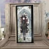 Greeting Card - Left blank for your own  message - Steampunk Girl C269