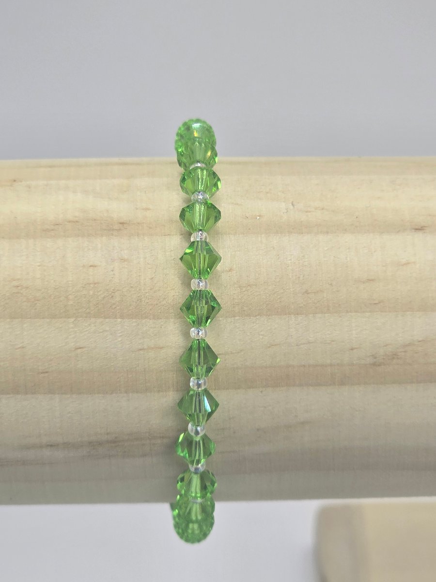 Preciosa Crystal Bracelet - Peridot