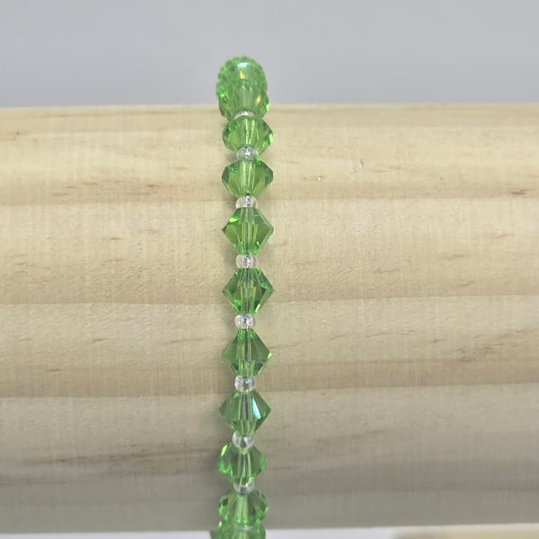 Preciosa Crystal Bracelet - Peridot