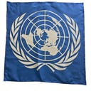 23" x 23" 59 x 59 cm United Nations UN Flag Bandana Head Scarf Neck Tie