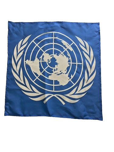 23" x 23" 59 x 59 cm United Nations UN Flag Bandana Head Scarf Neck Tie