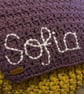 Personalised handmade crocheted baby - pram blankets - Image 2