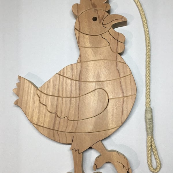 Chicken Trivet in either Sapele or Tulipwood