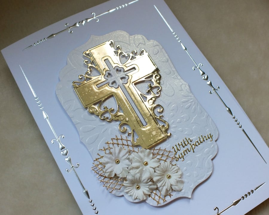 Luxury Handmade Sympathy Card