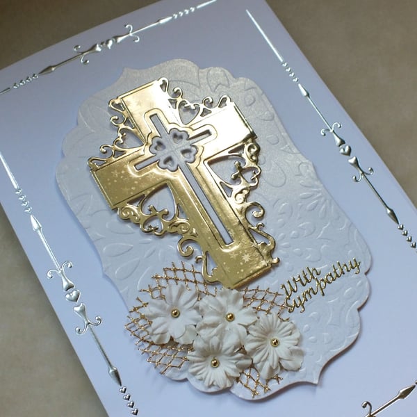 Luxury Handmade Sympathy Card