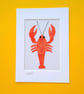 Orange batik 'Lobster' fabric picture - 5x7'' inc mount by CrossParkCrafts - Image 8