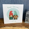Gonk Christmas Card, I Love You Card , Couples Christmas Card