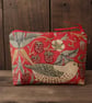 William Morris Strawberry Thief Jenny Bag Crimson Red - Image 2